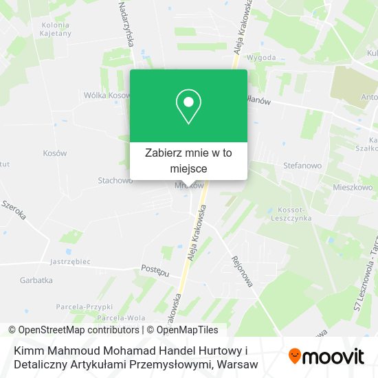 Mapa Kimm Mahmoud Mohamad Handel Hurtowy i Detaliczny Artykułami Przemysłowymi