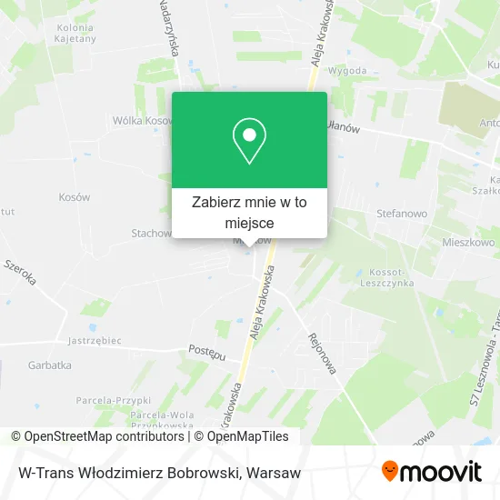 Mapa W-Trans Włodzimierz Bobrowski