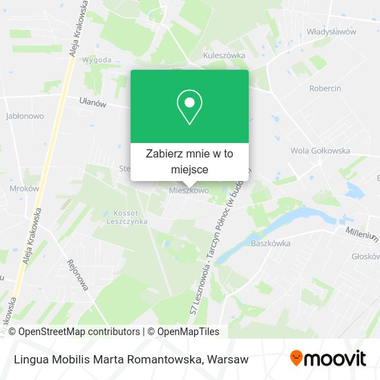 Mapa Lingua Mobilis Marta Romantowska