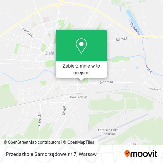 Mapa Przedszkole Samorządowe nr 7