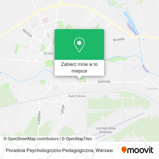 Mapa Poradnia Psychologiczno-Pedagogiczna