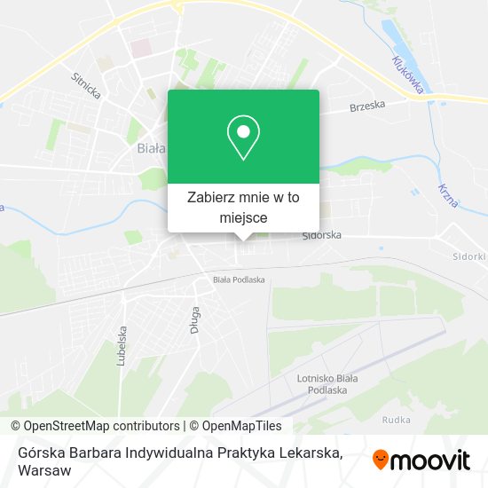 Mapa Górska Barbara Indywidualna Praktyka Lekarska