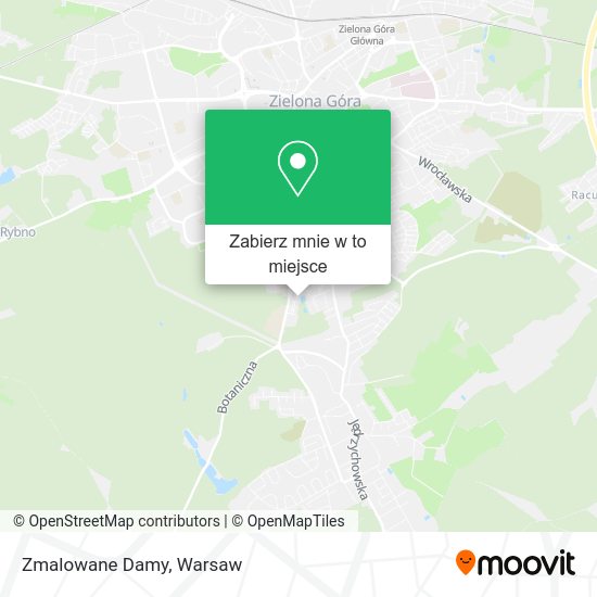 Mapa Zmalowane Damy