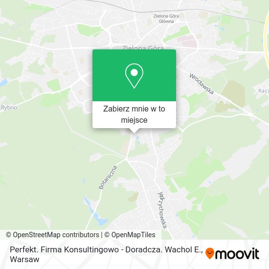 Mapa Perfekt. Firma Konsultingowo - Doradcza. Wachol E.