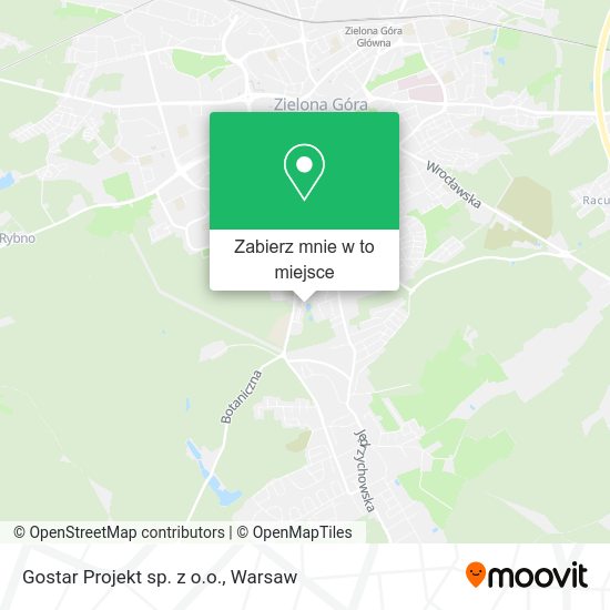 Mapa Gostar Projekt sp. z o.o.