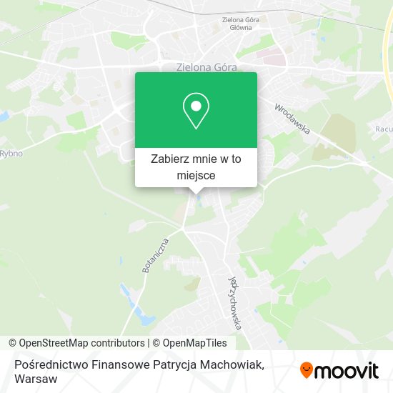 Mapa Pośrednictwo Finansowe Patrycja Machowiak