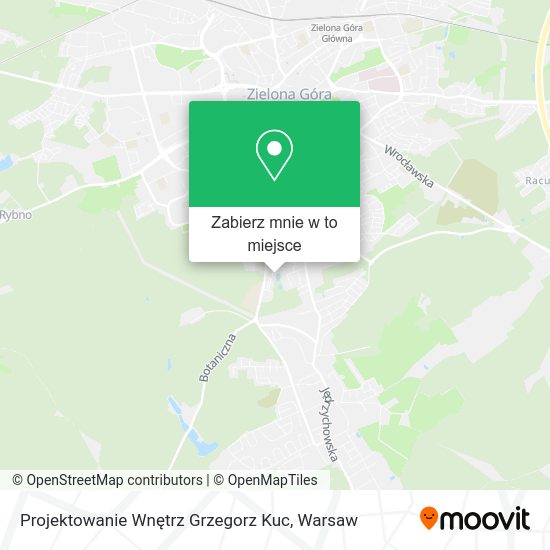 Mapa Projektowanie Wnętrz Grzegorz Kuc