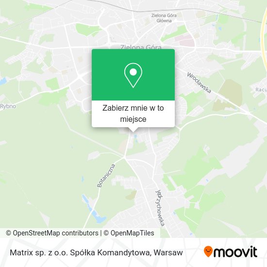 Mapa Matrix sp. z o.o. Spółka Komandytowa