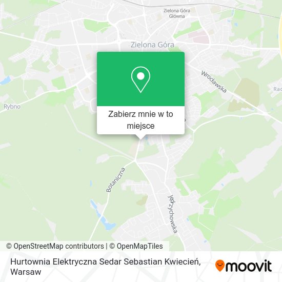 Mapa Hurtownia Elektryczna Sedar Sebastian Kwiecień