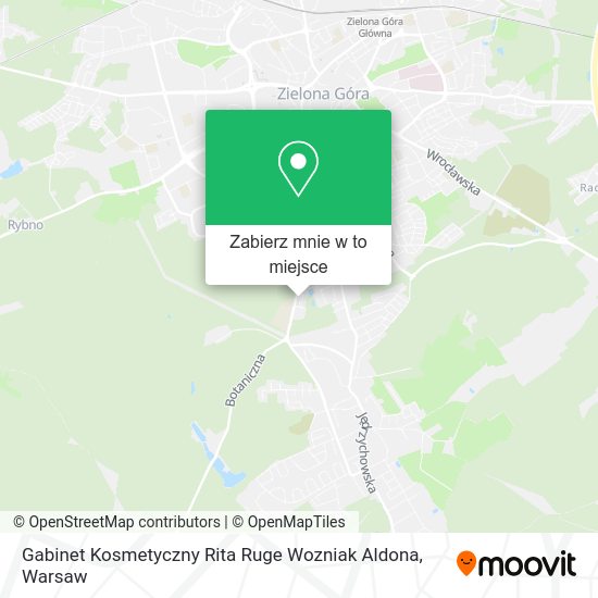 Mapa Gabinet Kosmetyczny Rita Ruge Wozniak Aldona