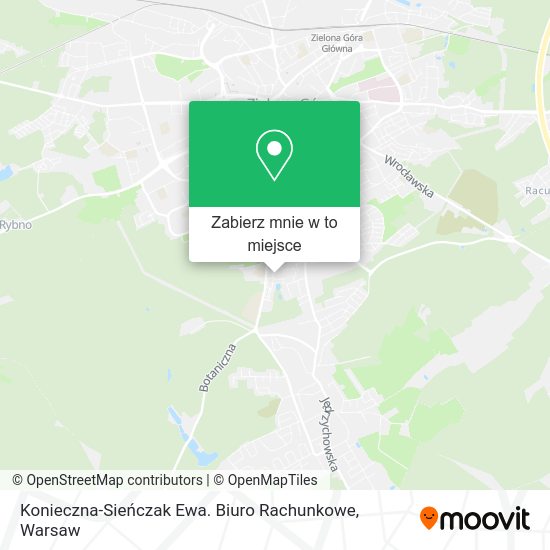 Mapa Konieczna-Sieńczak Ewa. Biuro Rachunkowe