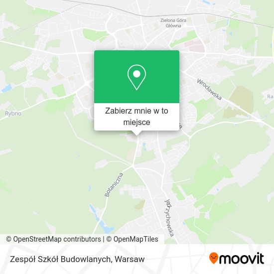 Mapa Zespół Szkół Budowlanych