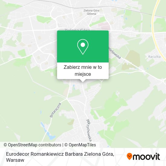 Mapa Eurodecor Romankiewicz Barbara Zielona Góra