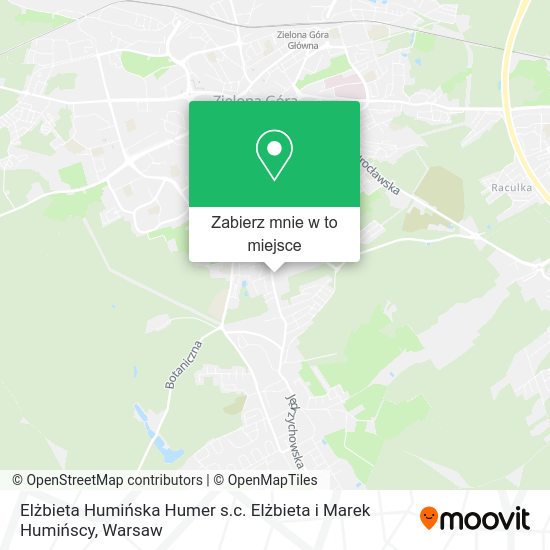 Mapa Elżbieta Humińska Humer s.c. Elżbieta i Marek Humińscy