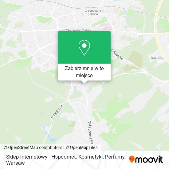 Mapa Sklep Internetowy - Hspdomet. Kosmetyki, Perfumy