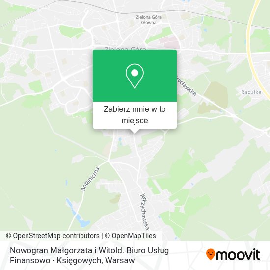 Mapa Nowogran Małgorzata i Witold. Biuro Usług Finansowo - Księgowych