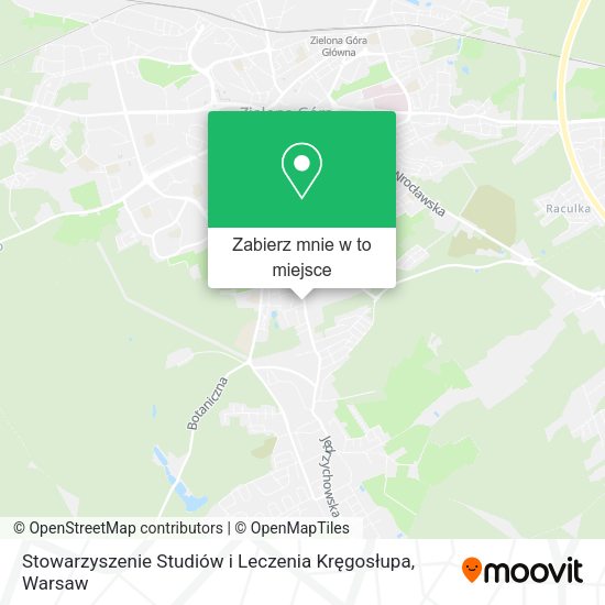 Mapa Stowarzyszenie Studiów i Leczenia Kręgosłupa