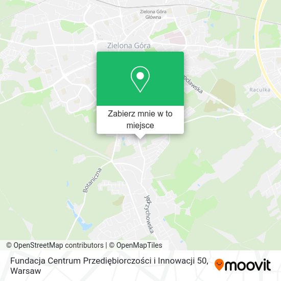 Mapa Fundacja Centrum Przediębiorczości i Innowacji 50