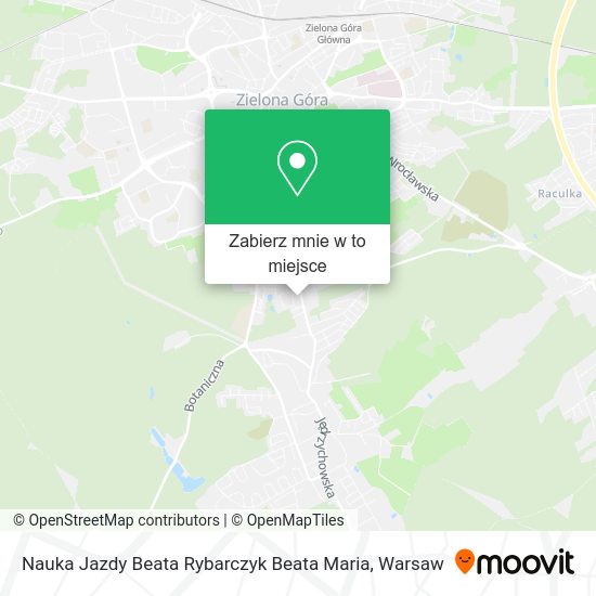 Mapa Nauka Jazdy Beata Rybarczyk Beata Maria