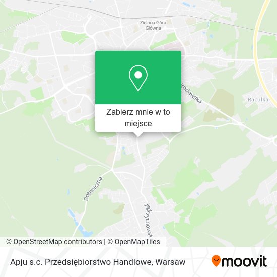 Mapa Apju s.c. Przedsiębiorstwo Handlowe