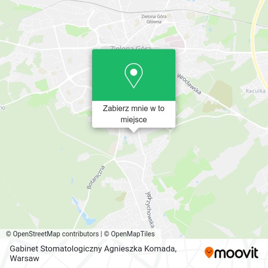 Mapa Gabinet Stomatologiczny Agnieszka Komada