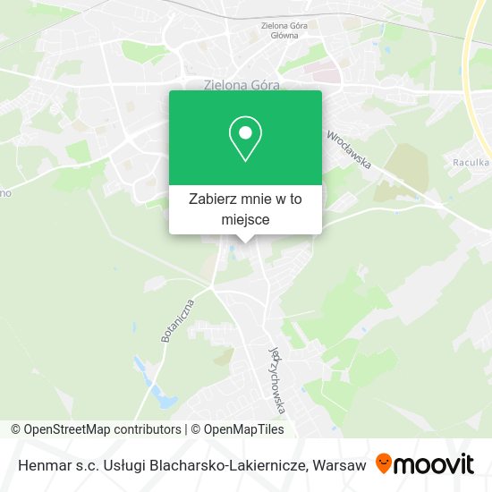 Mapa Henmar s.c. Usługi Blacharsko-Lakiernicze