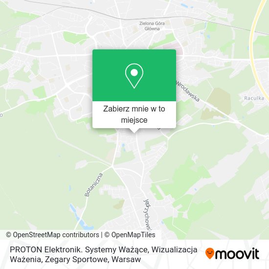 Mapa PROTON Elektronik. Systemy Ważące, Wizualizacja Ważenia, Zegary Sportowe