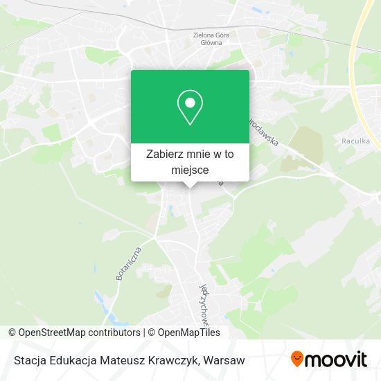 Mapa Stacja Edukacja Mateusz Krawczyk