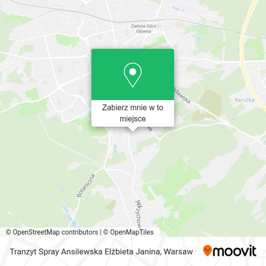 Mapa Tranzyt Spray Ansilewska Elżbieta Janina