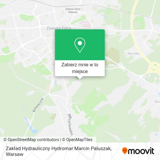 Mapa Zakład Hydrauliczny Hydromar Marcin Paluszak