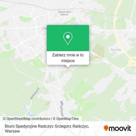 Mapa Biuro Spedycyjne Radczyc Grzegorz Radczyc