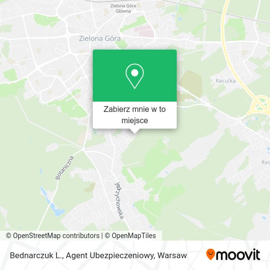 Mapa Bednarczuk L., Agent Ubezpieczeniowy