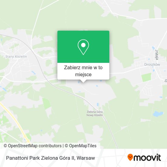 Mapa Panattoni Park Zielona Góra II