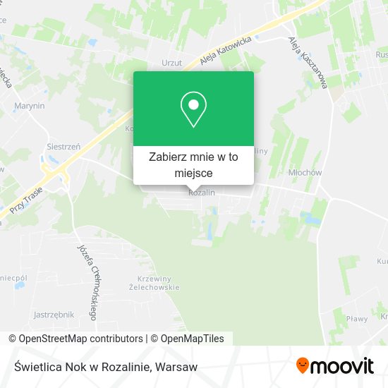 Mapa Świetlica Nok w Rozalinie