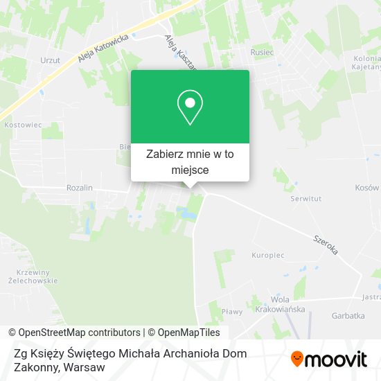 Mapa Zg Księży Świętego Michała Archanioła Dom Zakonny