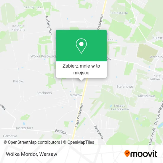 Mapa Wólka Mordor