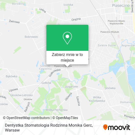 Mapa Dentystka Stomatologia Rodzinna Monika Gerc