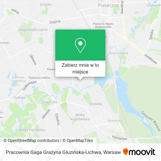 Mapa Pracownia Gaga Grażyna Gluzińska-Lichwa