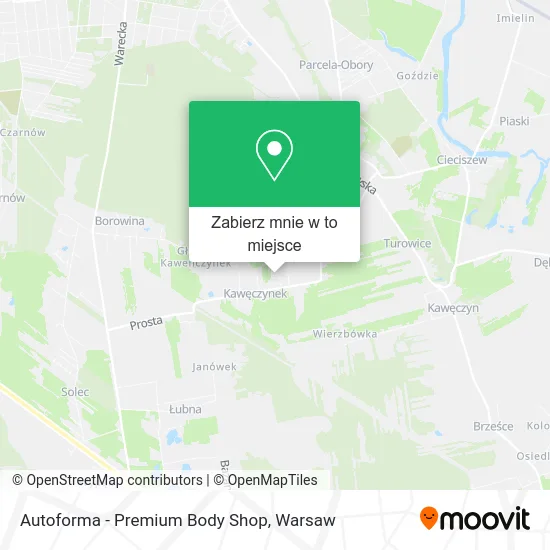 Mapa Autoforma - Premium Body Shop
