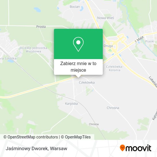 Mapa Jaśminowy Dworek