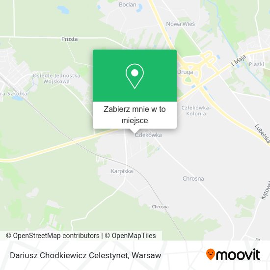 Mapa Dariusz Chodkiewicz Celestynet