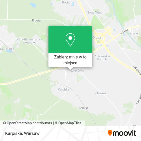 Mapa Karpiska