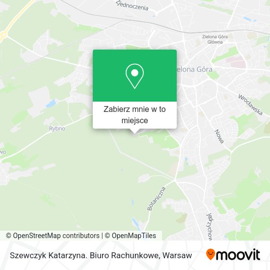 Mapa Szewczyk Katarzyna. Biuro Rachunkowe