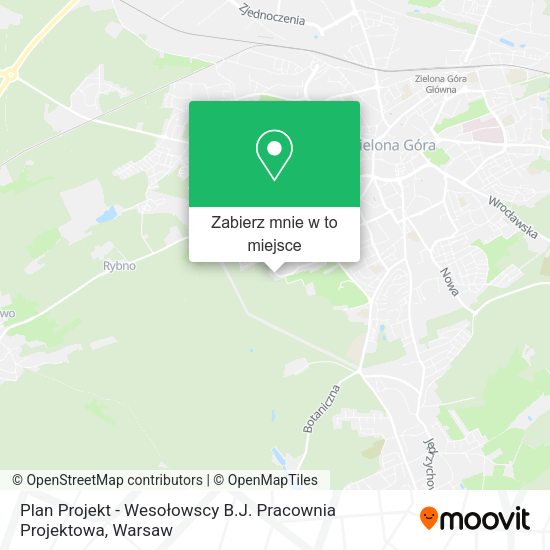 Mapa Plan Projekt - Wesołowscy B.J. Pracownia Projektowa