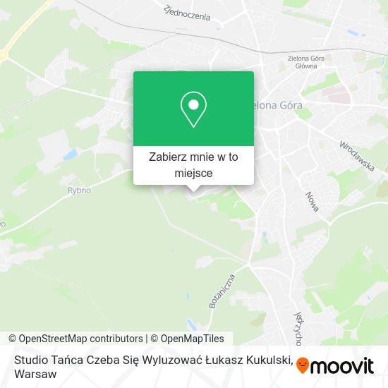 Mapa Studio Tańca Czeba Się Wyluzować Łukasz Kukulski