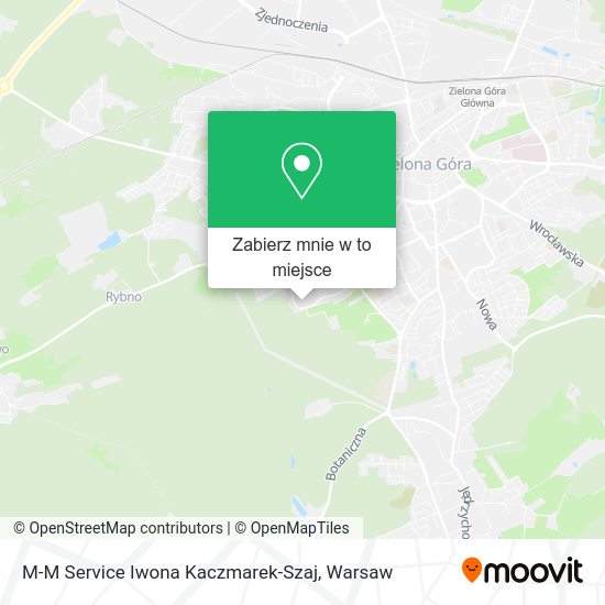 Mapa M-M Service Iwona Kaczmarek-Szaj