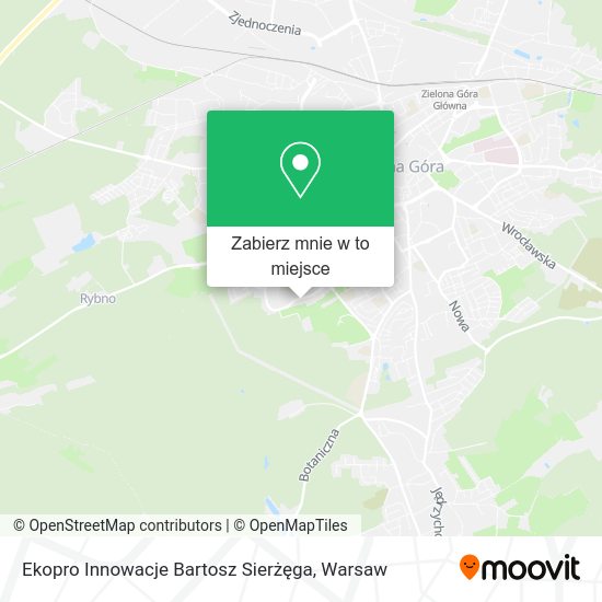 Mapa Ekopro Innowacje Bartosz Sierżęga