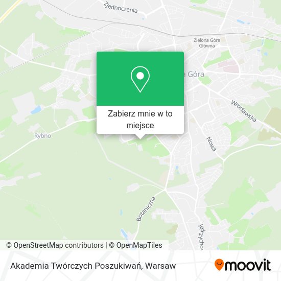 Mapa Akademia Twórczych Poszukiwań