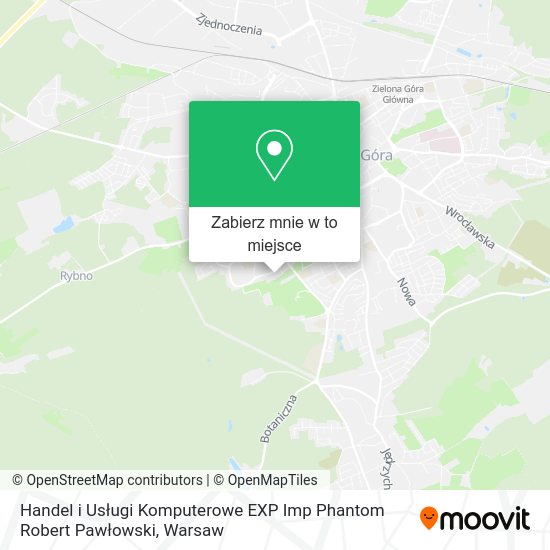 Mapa Handel i Usługi Komputerowe EXP Imp Phantom Robert Pawłowski