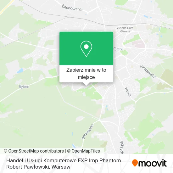 Mapa Handel i Usługi Komputerowe EXP Imp Phantom Robert Pawłowski